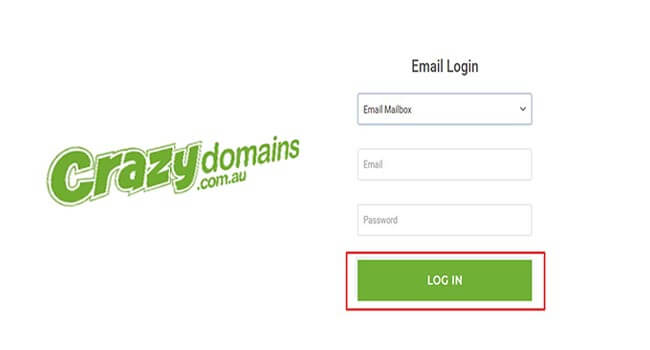 crazy domains webmail login